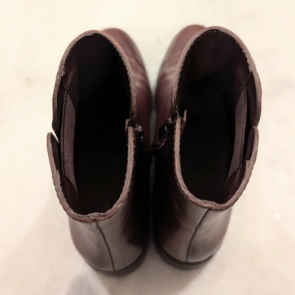 Loeffler Randall Brown Leather Ankle Booties - Picture 6 of 12